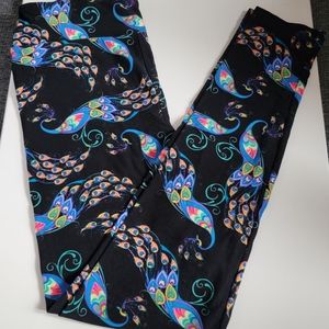 LuLaRoe Peacock leggings